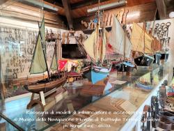 Modelli di imbarcazioni al Museo della Navigazione di Battaglia Terme (Pd)