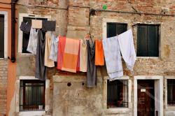 Bucato veneziano. Bucato veneziano (04/2013).
 The way Venetians dry their clothes